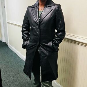 Nine West Black Trench Coat